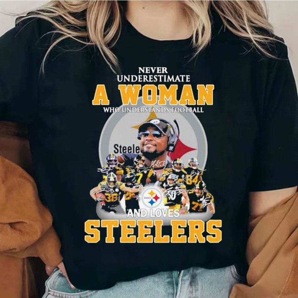 Who Understands Football And Loves Steelers Signatures Shirt